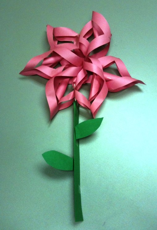 3D paper flower